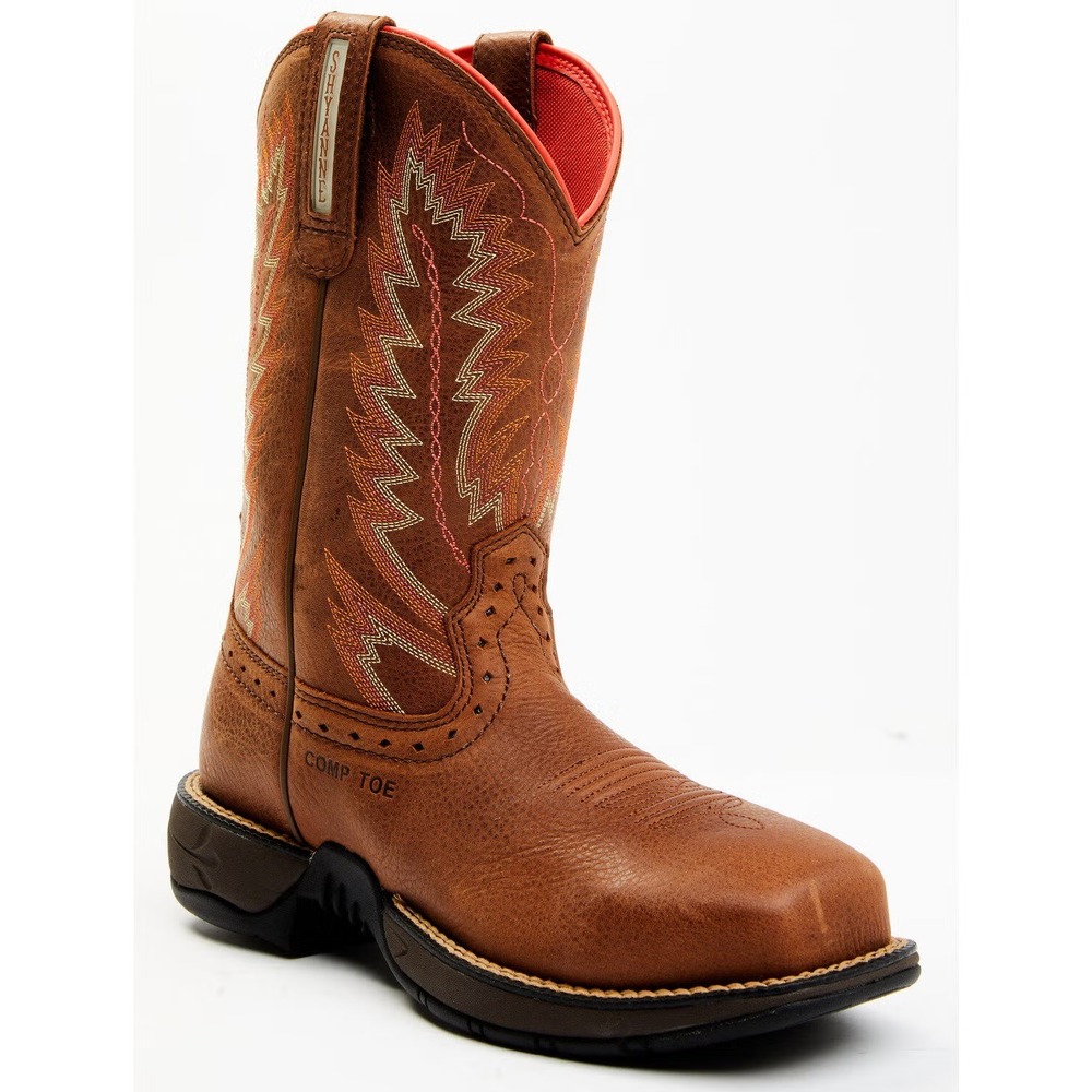 Shyanne® (Women's 10 WIDE CALF) Drifting™ Composite-Toe Western Work Boot - $170